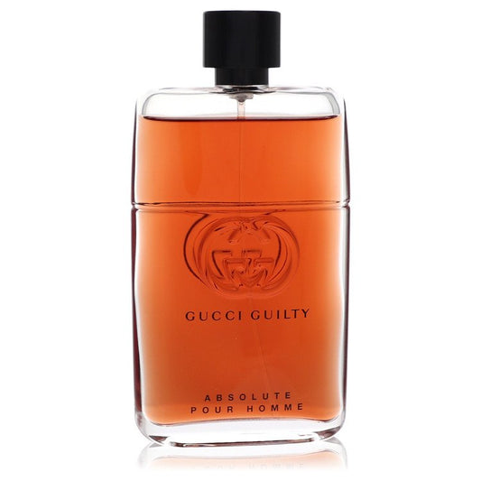 Gucci Guilty Absolute Eau De Parfum Spray 3 oz Eau De Parfum Spray (Tester) For Men By Gucci