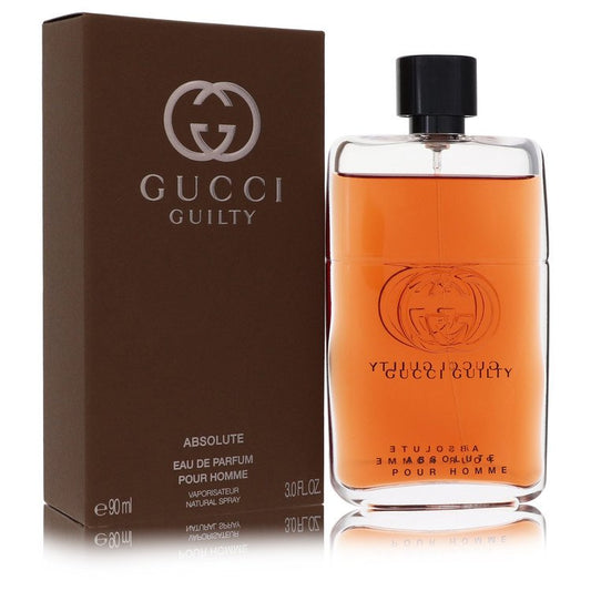 Gucci Guilty Absolute 3 oz Eau De Parfum Spray For Men By Gucci