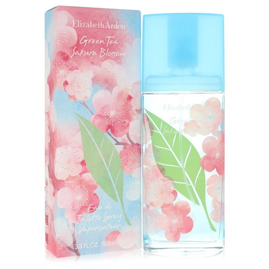 Green Tea Sakura Blossom 3.3 oz Eau De Toilette Spray For Women By Elizabeth Arden