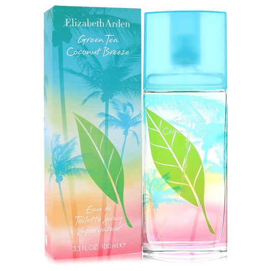 Green Tea Coconut Breeze 3.3 oz Eau De Toilette Spray For Women By Elizabeth Arden