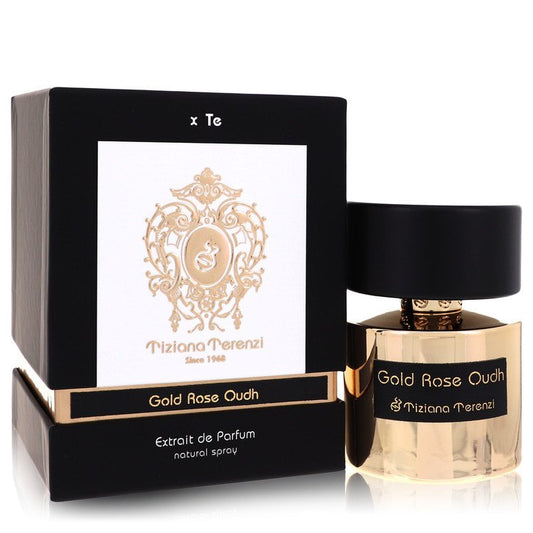 Gold Rose Oudh Eau De Parfum Spray 3.38 oz Eau De Parfum Spray (Unisex) For Women By Tiziana Terenzi