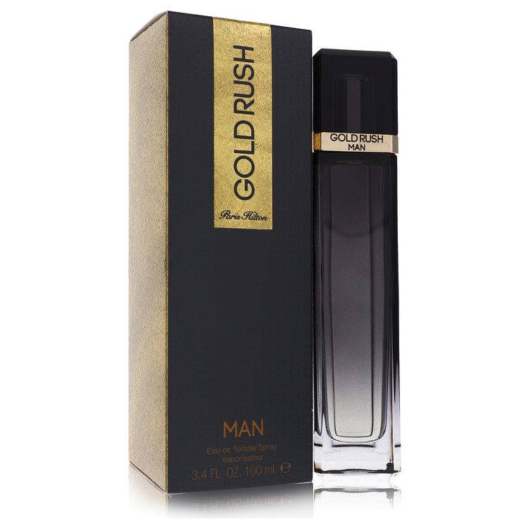 Gold Rush 3.4 oz Eau De Toilette Spray For Men By Paris Hilton