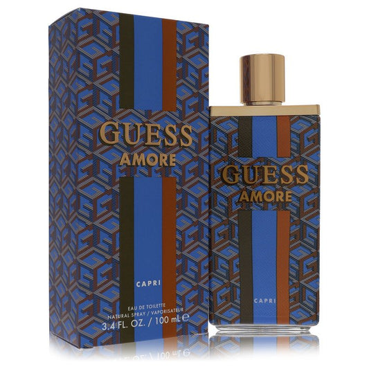 Guess Amore Capri Eau De Toilette Spray 3.4 oz Eau De Toilette Spray (Unisex) For Women By Guess