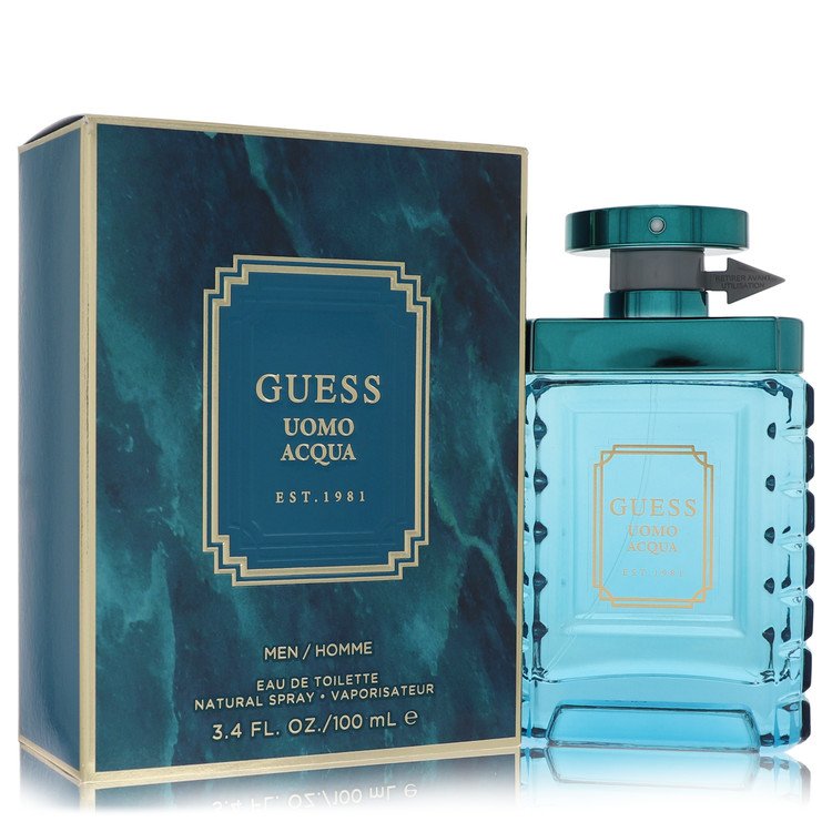 Guess Uomo Acqua 3.4 oz Eau De Toilette Spray For Men By Guess