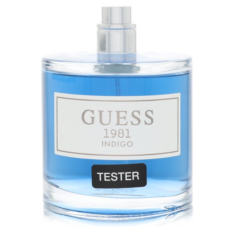 Guess 1981 Indigo Eau De Toilette Spray 3.4 oz Eau De Toilette Spray (Tester) For Men By Guess