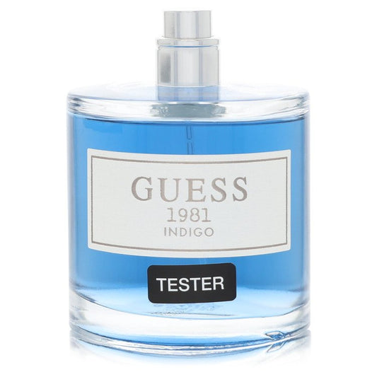 Guess 1981 Indigo Eau De Toilette Spray 3.4 oz Eau De Toilette Spray (Tester) For Men By Guess