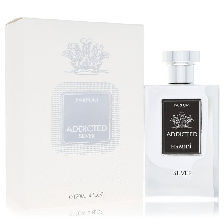 Hamidi Addicted Silver 4 oz Parfum Spray For Men By Hamidi
