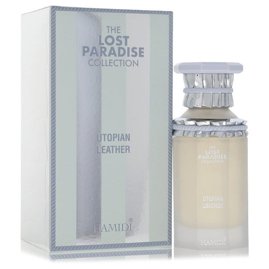 Hamidi The Lost Paradise Utopian Leather Eau De Parfum Spray 3.4 oz Eau De Parfum Spray (Unisex) For Men By Hamidi