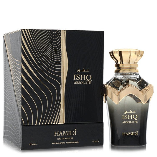 Hamidi Ishq Absolute 3.4 oz Eau De Parfum Spray For Men By Hamidi