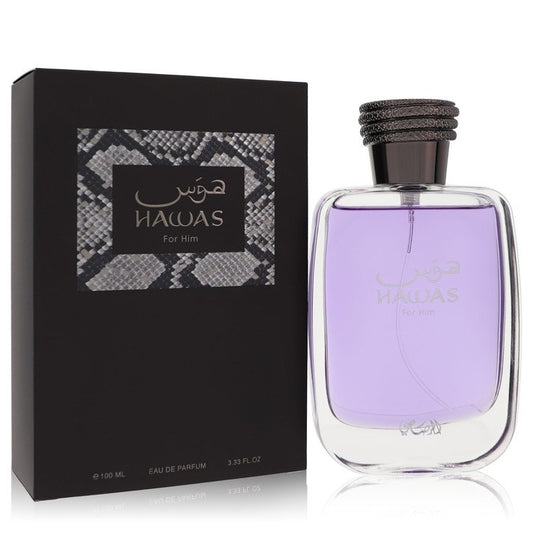 Hawas 3.33 oz Eau De Parfum Spray For Men By Rasasi