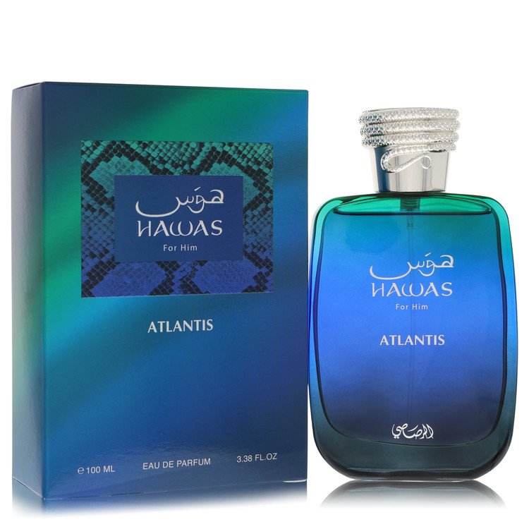 Hawas Atlantis 3.38 oz Eau De Parfum Spray For Men By Rasasi