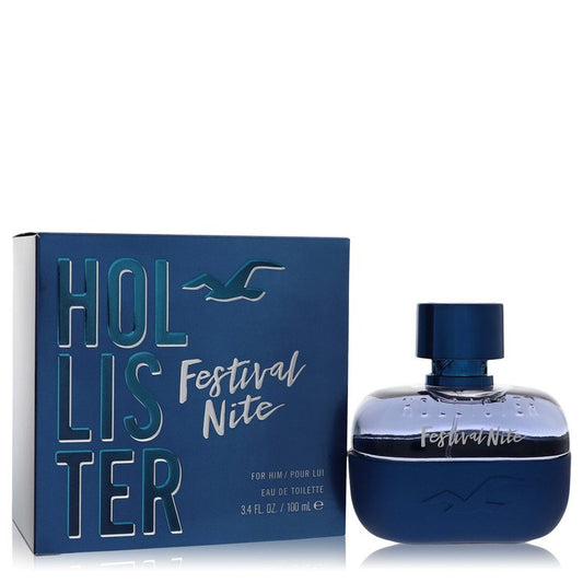 Hollister Festival Nite 3.4 oz Eau De Toilette Spray For Men By Hollister