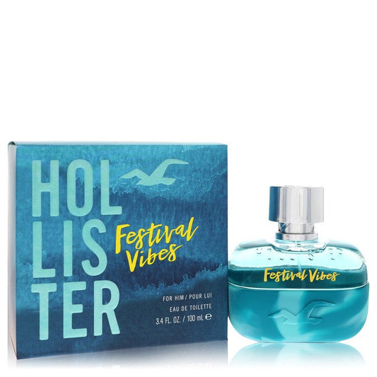 Hollister Festival Vibes 3.4 oz Eau De Toilette Spray For Men By Hollister