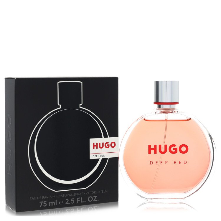 Hugo Deep Red Eau De Parfum Spray 2.5 oz Eau De Parfum Spray (New Packaging) For Women By Hugo Boss