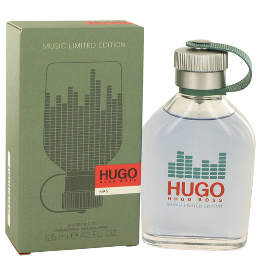 Hugo Eau De Toilette Spray By Hugo Boss 4.2 oz Eau De Toilette Spray (Limited Edition Music Bottle) For Men By Hugo Boss