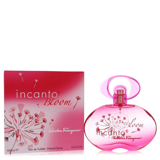 Incanto Bloom Eau De Toilette Spray 3.4 oz Eau De Toilette Spray (New Packaging) For Women By Salvatore Ferragamo