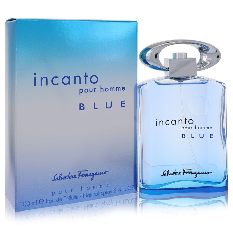Incanto Blue 3.4 oz Eau De Toilette Spray For Men By Salvatore Ferragamo