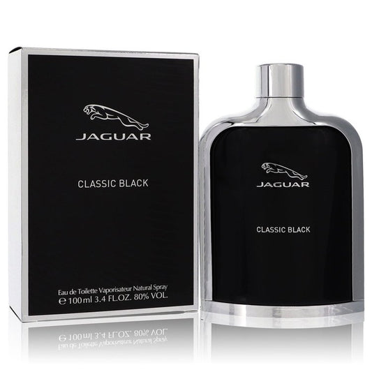 Jaguar Classic Black 3.4 oz Eau De Toilette Spray For Men By Jaguar