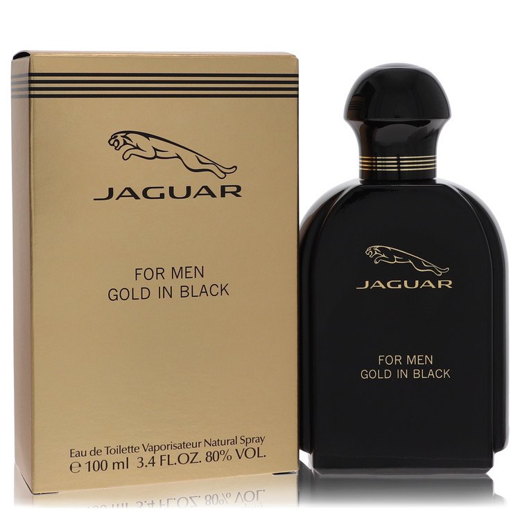 Jaguar Gold In Black 3.4 oz Eau De Toilette Spray For Men By Jaguar