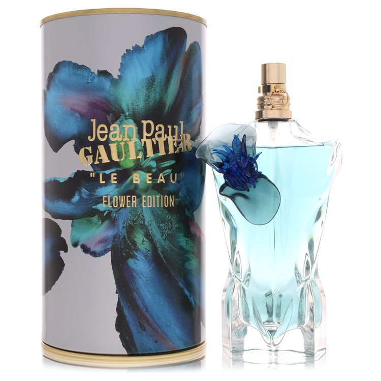 Jean Paul Gaultier Le Beau Flower Edition 4.2 oz Eau De Parfum Spray For Men By Jean Paul Gaultier