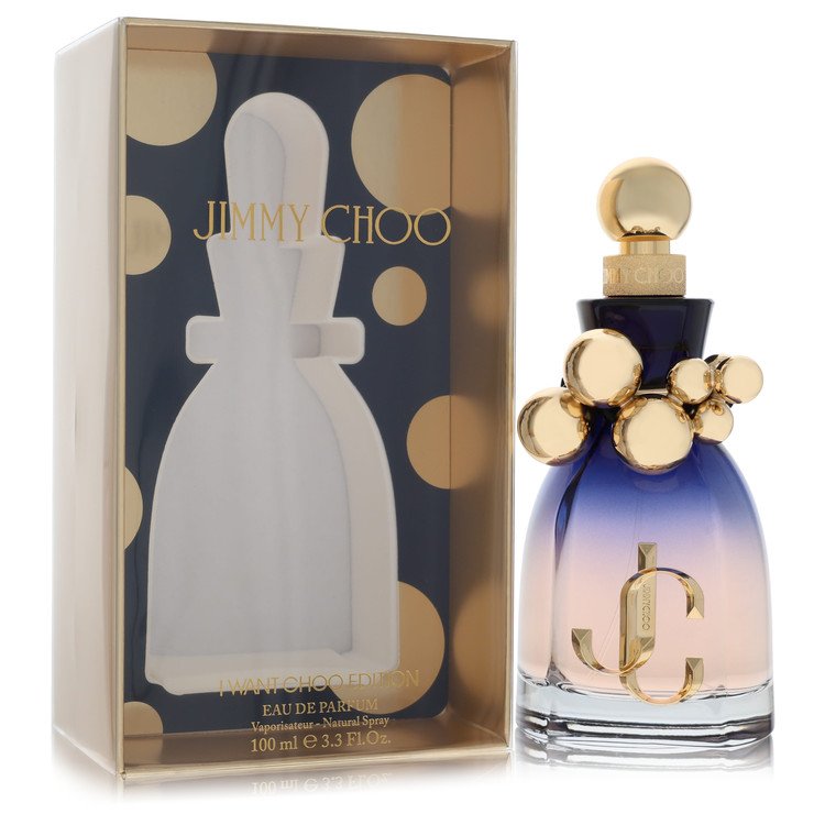 Jimmy Choo I Want Choo Eau De Parfum Spray 3.3 oz Eau De Parfum Spray (Limited Edition) For Women By Jimmy Choo