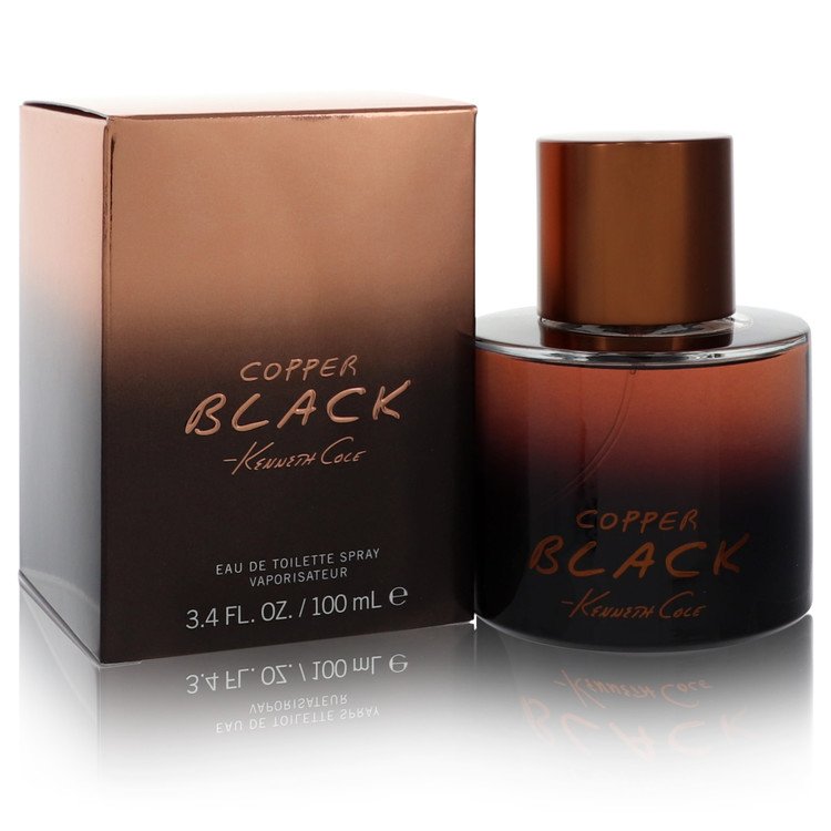 Kenneth Cole Copper Black 3.4 oz Eau De Toilette Spray For Men By Kenneth Cole