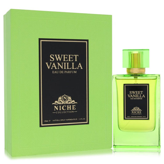 Khalis Sweet Vanilla Niche Collection Eau De Parfum Spray 3.4 oz Eau De Parfum Spray (Unisex) For Men By Khalis