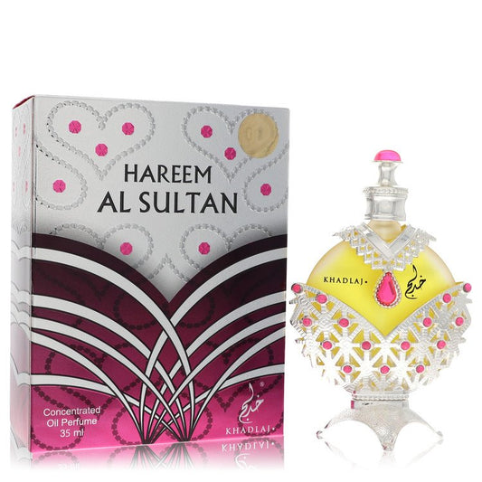 Khadlaj Hareem Al Sultan Silver Concentrated Perfume Oil 1.18 oz Concentrated Perfume Oil (Unisex) For Women By Khadlaj