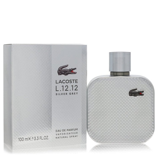 Lacoste Eau De Lacoste L.12.12 Silver Grey 3.3 oz Eau De Parfum Spray For Men By Lacoste