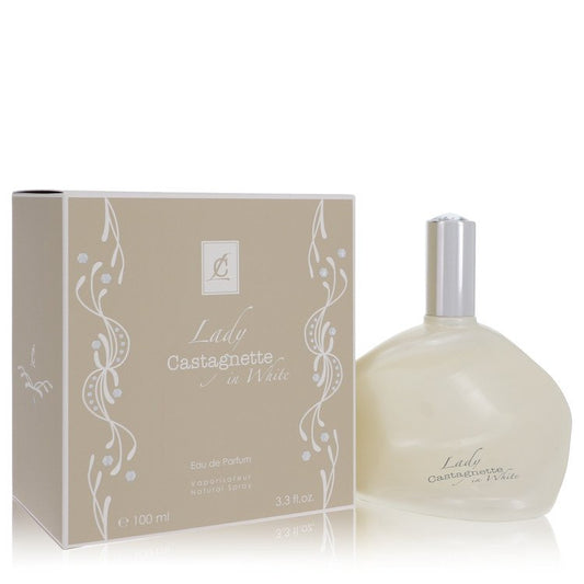 Lady Castagnette In White 3.3 oz Eau De Parfum Spray For Women By Lulu Castagnette