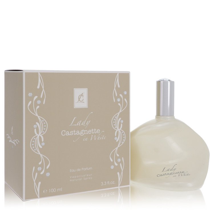 Lady Castagnette In White 3.3 oz Eau De Parfum Spray For Women By Lulu Castagnette