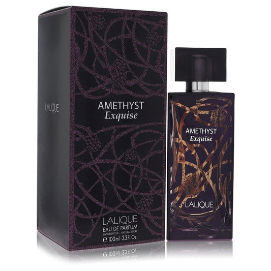 Lalique Amethyst Exquise 3.3 oz Eau De Parfum Spray For Women By Lalique
