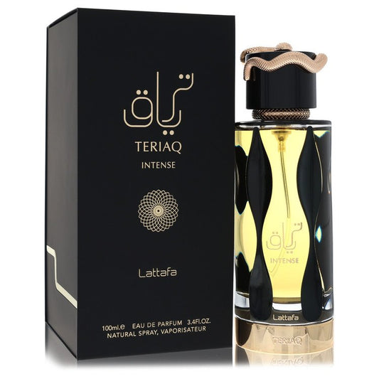 Lattafa Teriaq Intense 3.4 oz Eau De Parfum Spray (Unisex) For Men By Lattafa