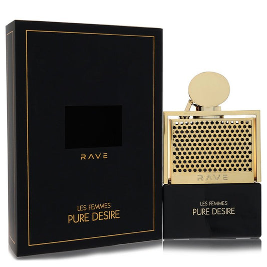 Lattafa Rave Pure Desire Gold 3.4 oz Eau De Parfum Spray For Women By Lattafa