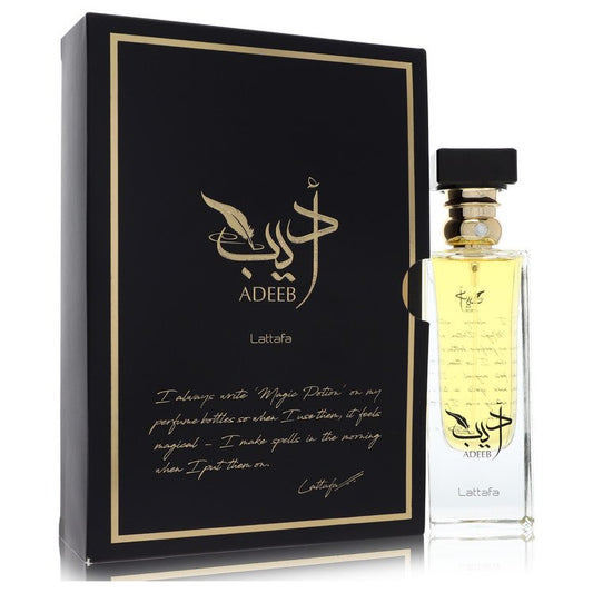 Lattafa Adeeb 2.7 oz Eau De Parfum Spray (Unisex) For Women By Lattafa