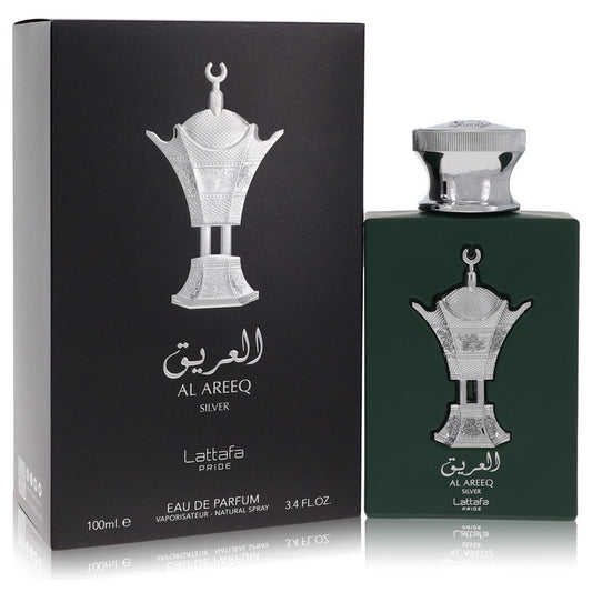 Lattafa Pride Al Areeq Silver Eau De Parfum Spray 3.4 oz Eau De Parfum Spray (Unisex) For Men By Lattafa