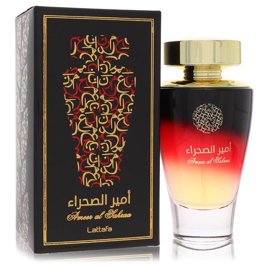 Lattafa Ameer Al Sahraa Eau De Parfum Spray 3.4 oz Eau De Parfum Spray (Unisex) For Men By Lattafa