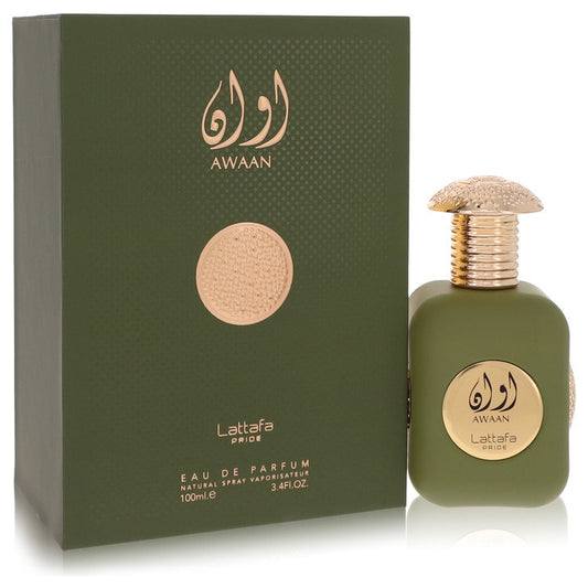 Lattafa Pride Awaan 3.4 oz Eau De Parfum Spray (Unisex) For Men By Lattafa