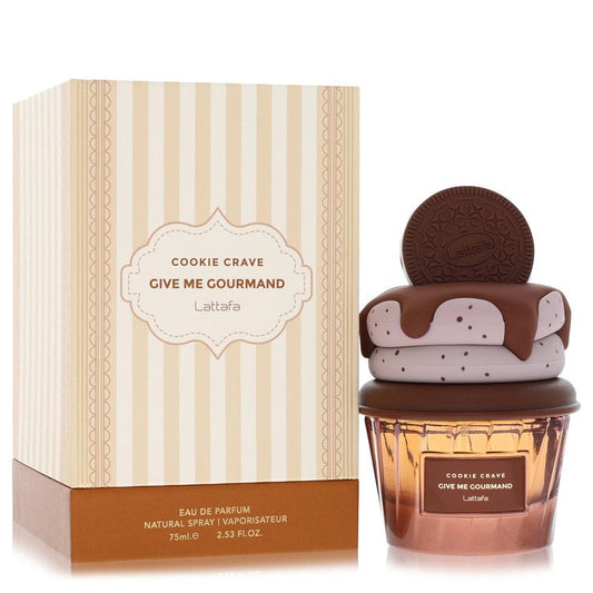 Lattafa Give Me Gourmand Cookie Crave Eau De Parfum Spray 2.53 oz Eau De Parfum Spray (Unisex) For Women By Lattafa