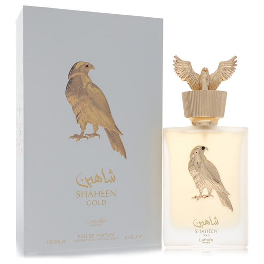 Lattafa Pride Shaheen Gold 3.4 oz Eau De Parfum Spray For Women By Lattafa