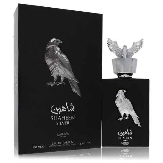 Lattafa Pride Shaheen Silver 3.4 oz Eau De Parfum Spray (Unisex) For Men By Lattafa