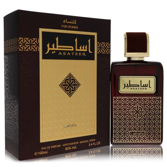 Lattafa Asateer 3.4 oz Eau De Parfum Spray For Women By Lattafa