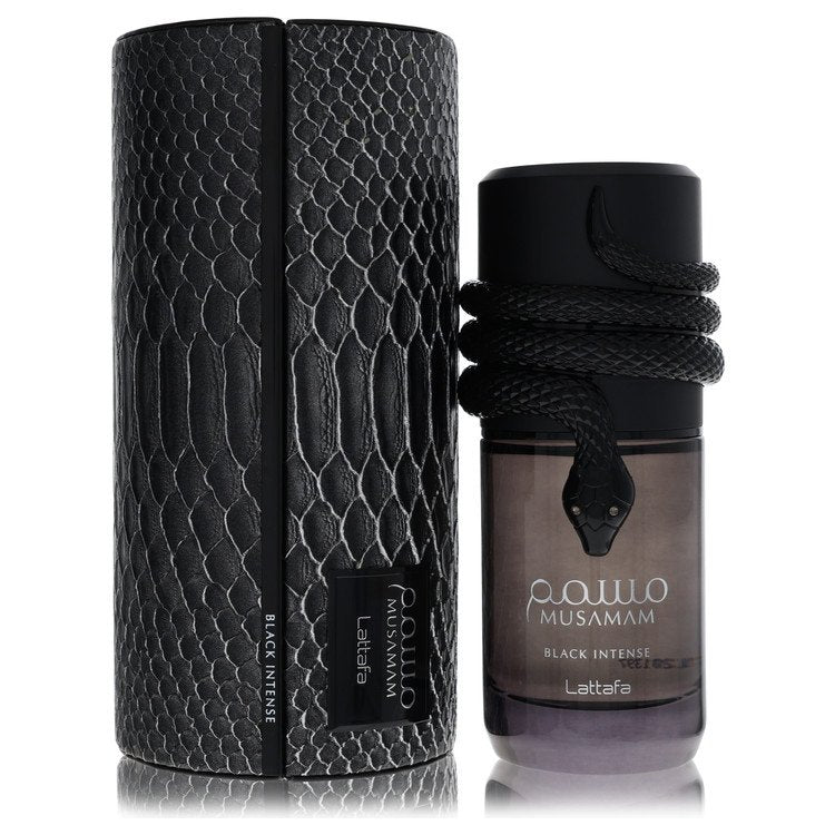 Lattafa Musamam Black Intense 3.4 oz Eau De Parfum Spray For Men By Lattafa
