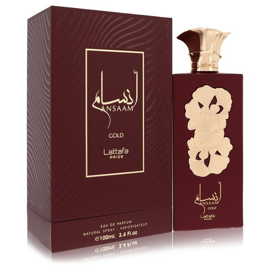 Lattafa Pride Ansaam Gold 3.4 oz Eau De Parfum Spray (Unisex) For Women By Lattafa