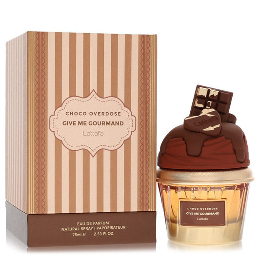 Lattafa Give Me Gourmand Choco Overdose Eau De Parfum Spray 2.53 oz Eau De Parfum Spray (Unisex) For Women By Lattafa