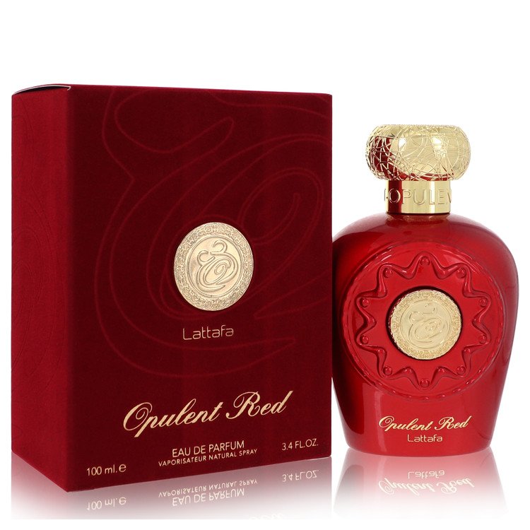 Lattafa Opulent Red 3.4 oz Eau De Parfum Spray For Women By Lattafa