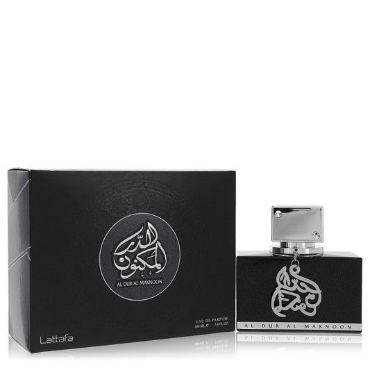 Lattafa Al Dur Al Maknoon Silver Eau De Parfum Spray 3.4 oz Eau De Parfum Spray (Unisex) For Men By Lattafa