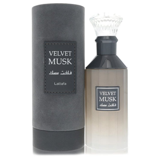 Lattafa Velvet Musk Eau De Parfum Spray 3.4 oz Eau De Parfum Spray (Unisex) For Men By Lattafa
