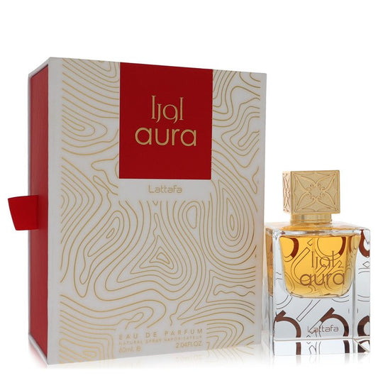 Lattafa Aura Eau De Parfum Spray 2.04 oz Eau De Parfum Spray (Unisex) For Women By Lattafa