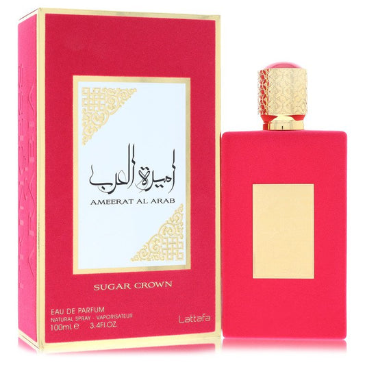 Lattafa Asdaaf Ameerat Al Arab Sugar Crown 3.4 oz Eau De Parfum Spray For Women By Lattafa